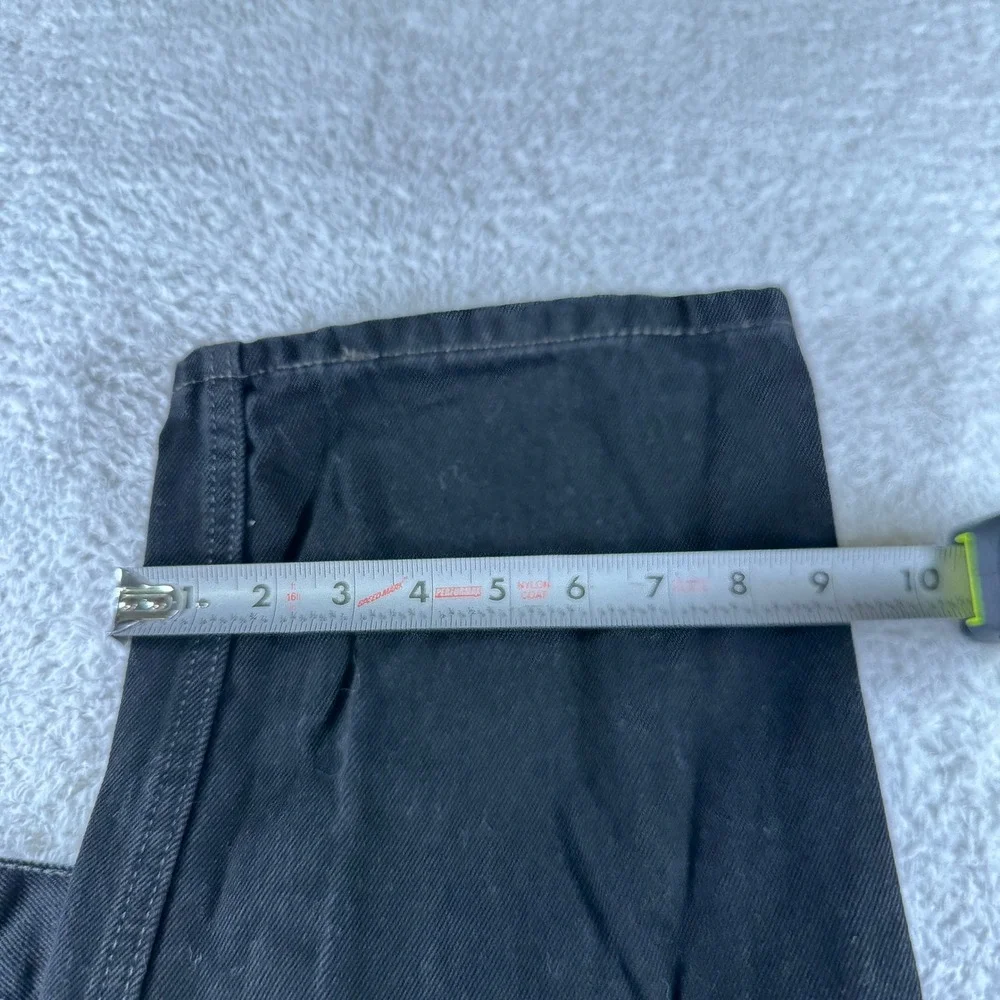 Levi's 505 38x30 Regular Fit Straight Leg Denim‎ Jeans Pants Men's Black Clean